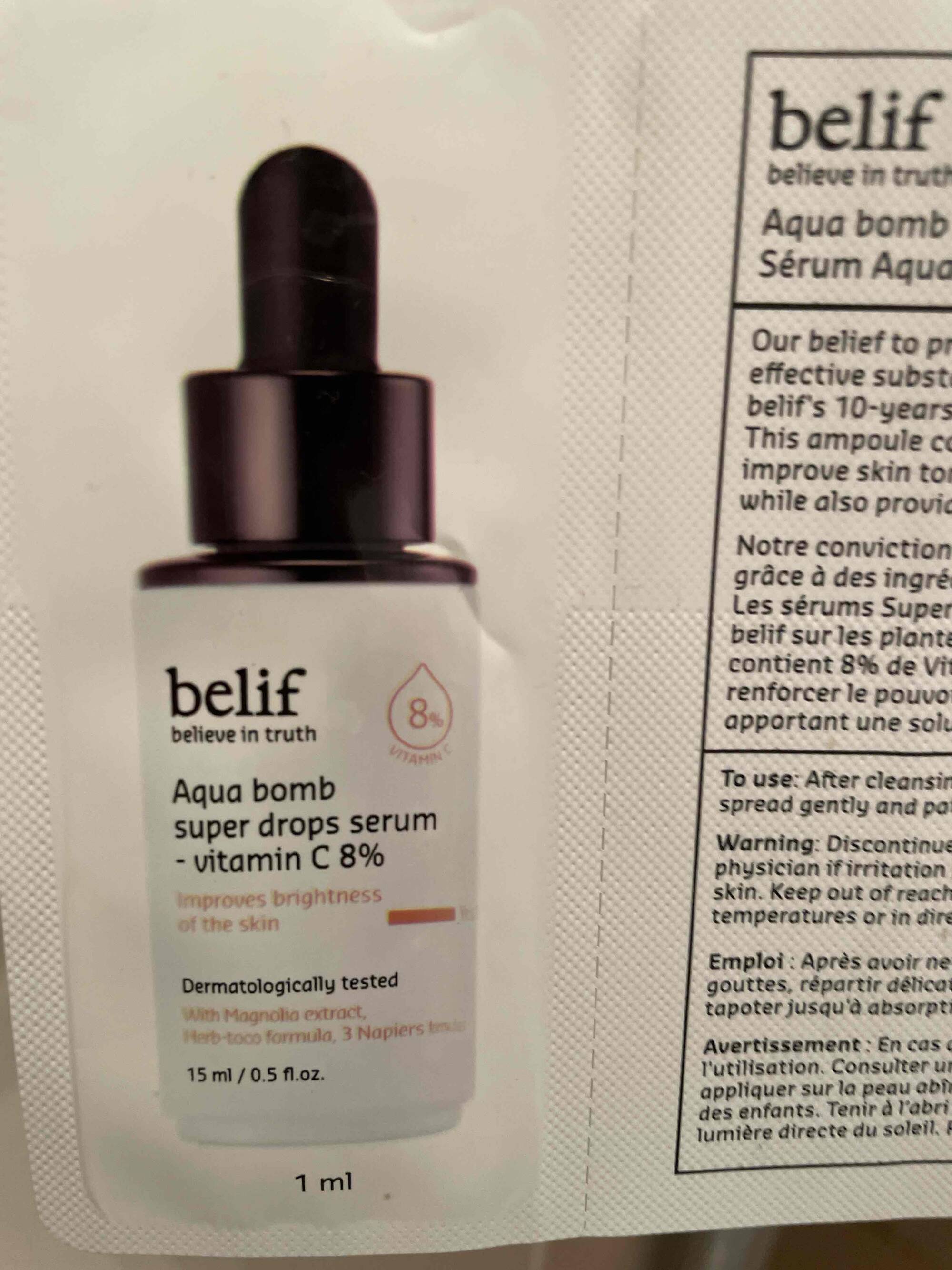 BELIF - Aqua bomb super drops serum vitamin C 8%
