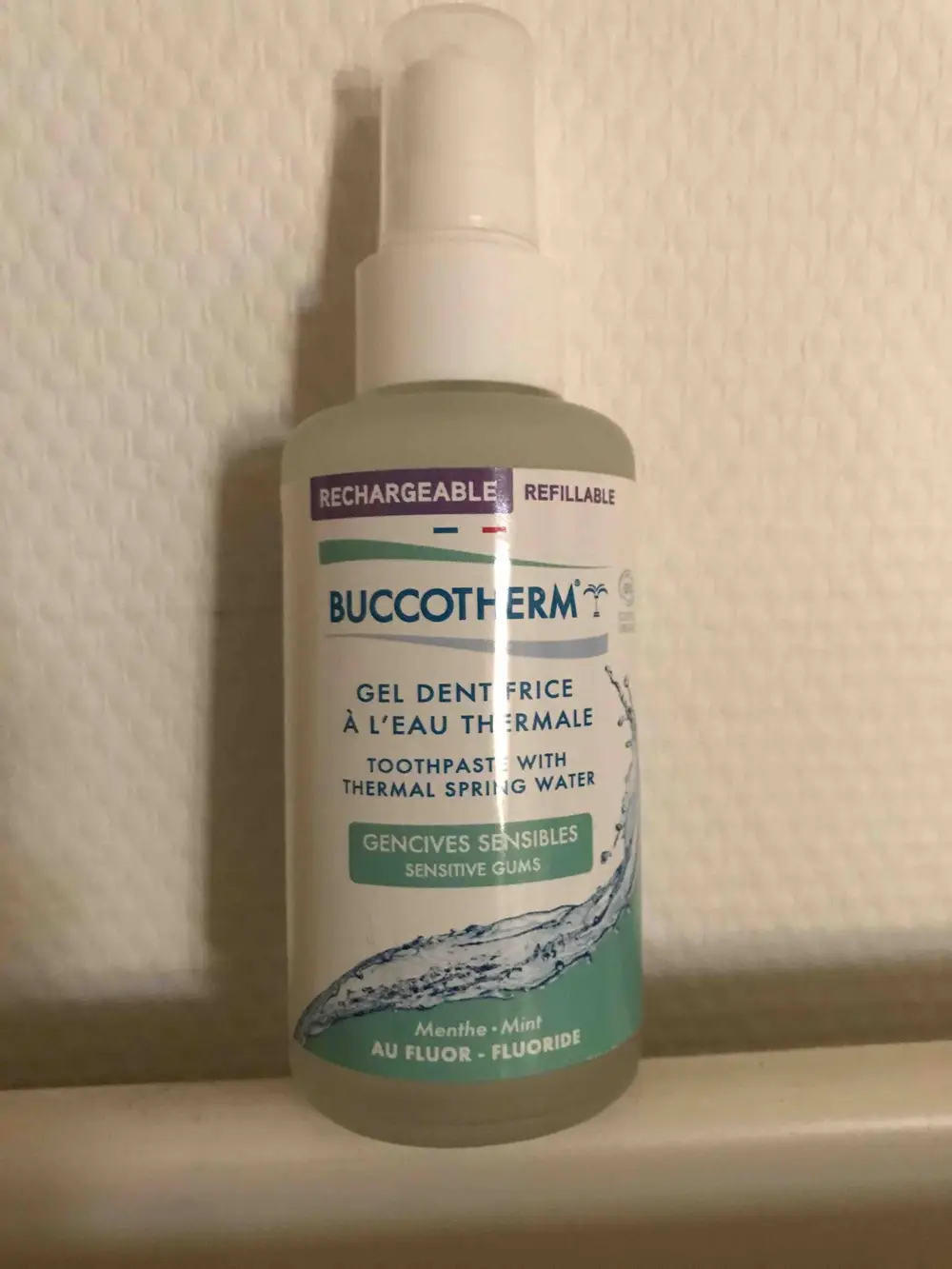 BUCCOTHERM - Gencives sensibles - Gel dentifrice à l'eau thermale