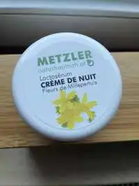 METZLER - Lactosérum - Crème de nuit au fleurs de millepertuis