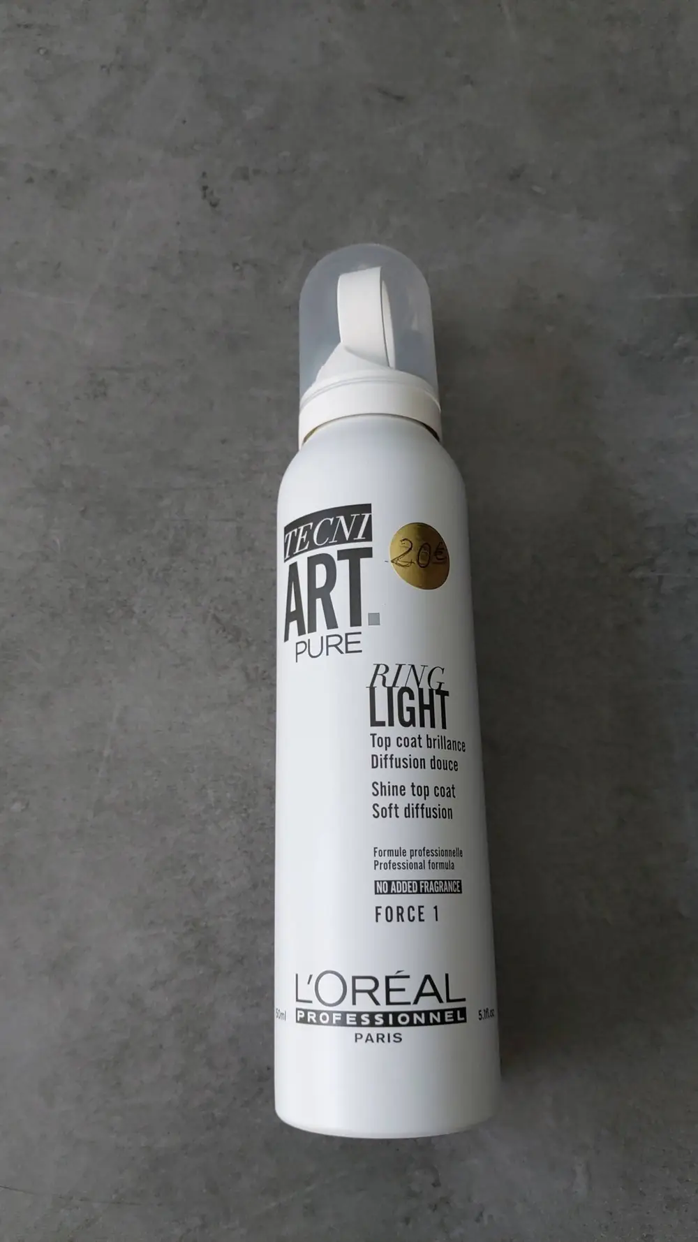 L'ORÉAL - Tecni art.pure - Toc coat brillance ring light