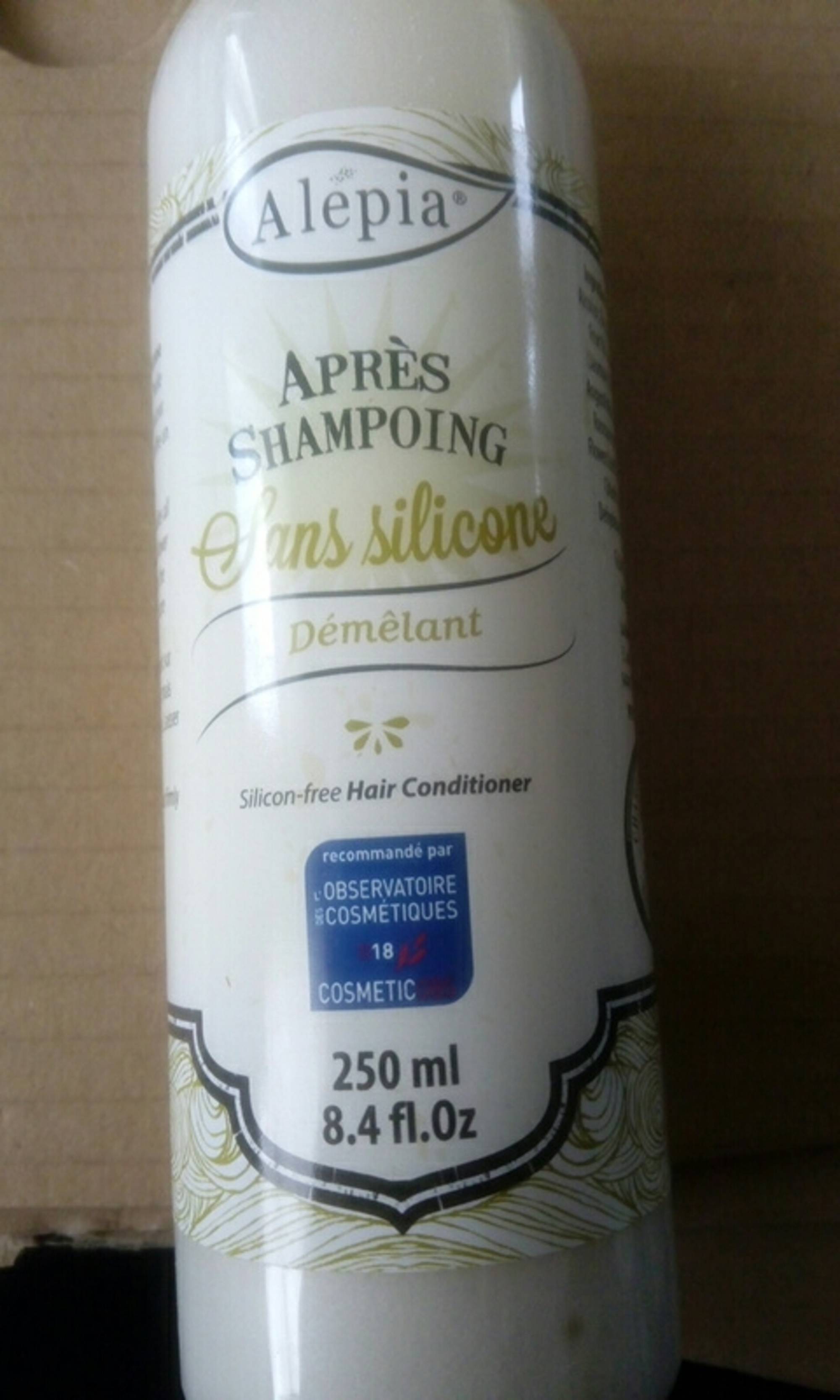 ALEPIA - Après shampooing sans silicone démêlant