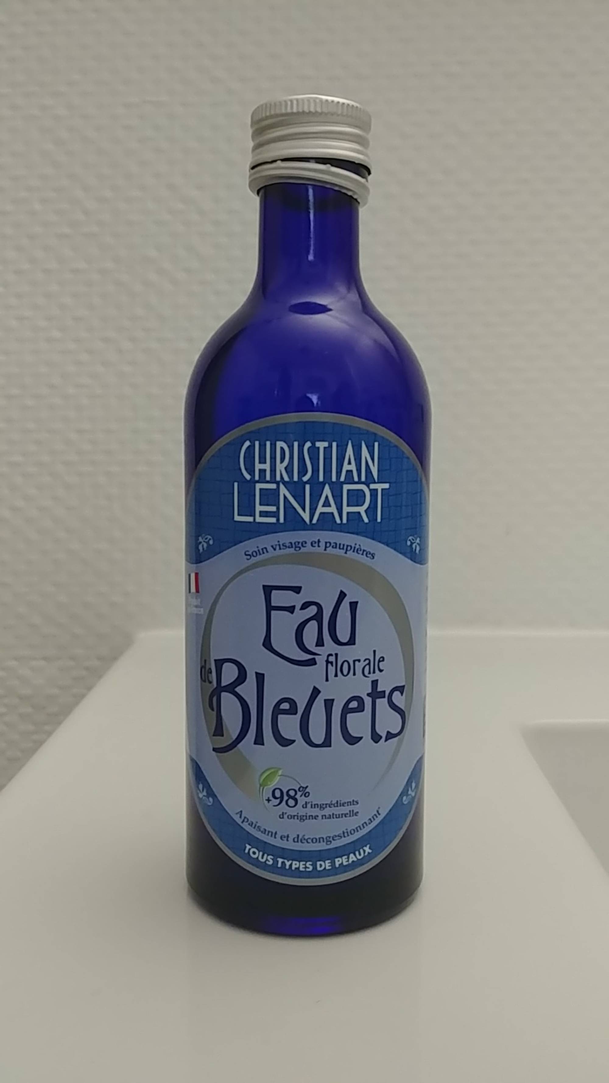 CHRISTIAN LÉNART - Eau florales de bleuets