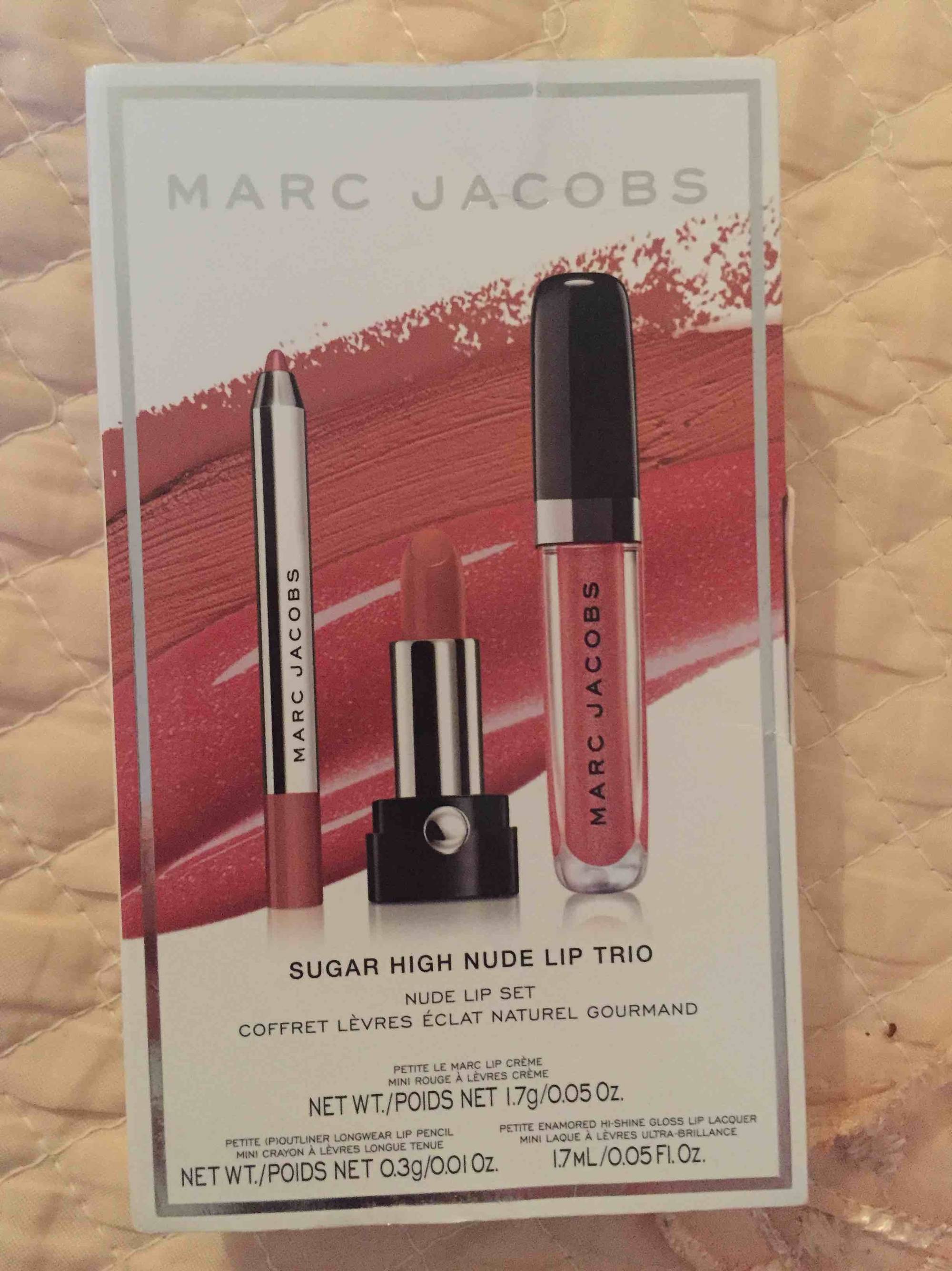 MARC JACOBS - Coffret lèvres éclat naturel gourmand