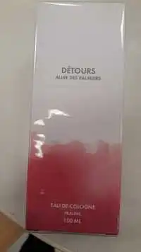 DÉTOURS - Allée des palmiers - Eau de cologne praline