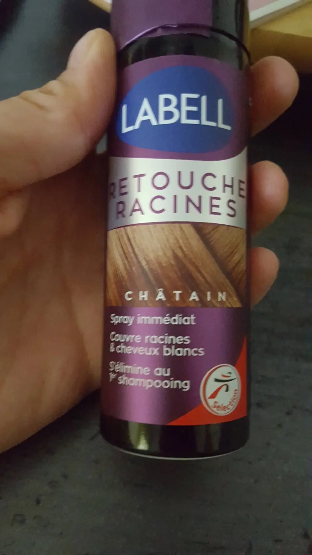 LABELL - Retouche racines - Châtain - Spray immédiat