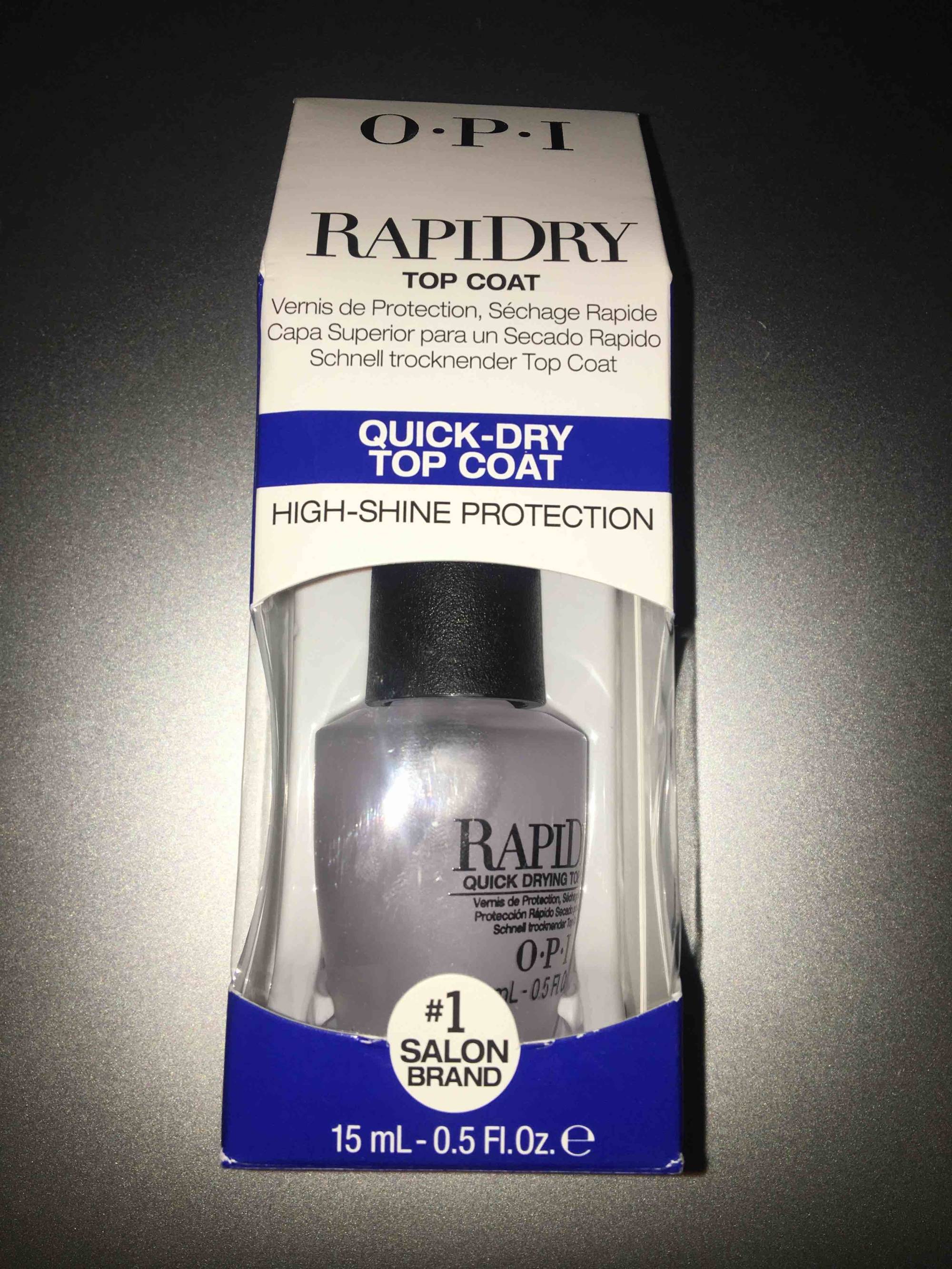 O.P.I - RapiDry top coat - Vernis de protection #1 salon brand