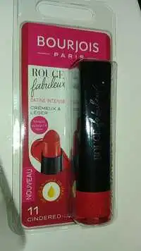 BOURJOIS - Rouge fabuleux - Rouge à lèvres satiné intense 11 cindered