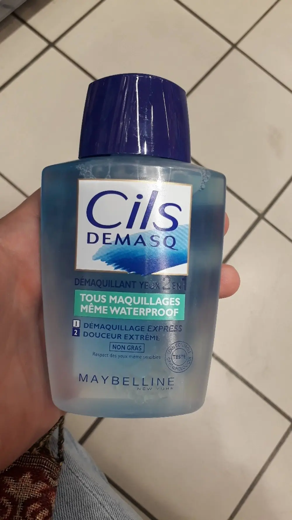 MAYBELLINE - Cils demasq - Démaquillant yeux 2 en 1