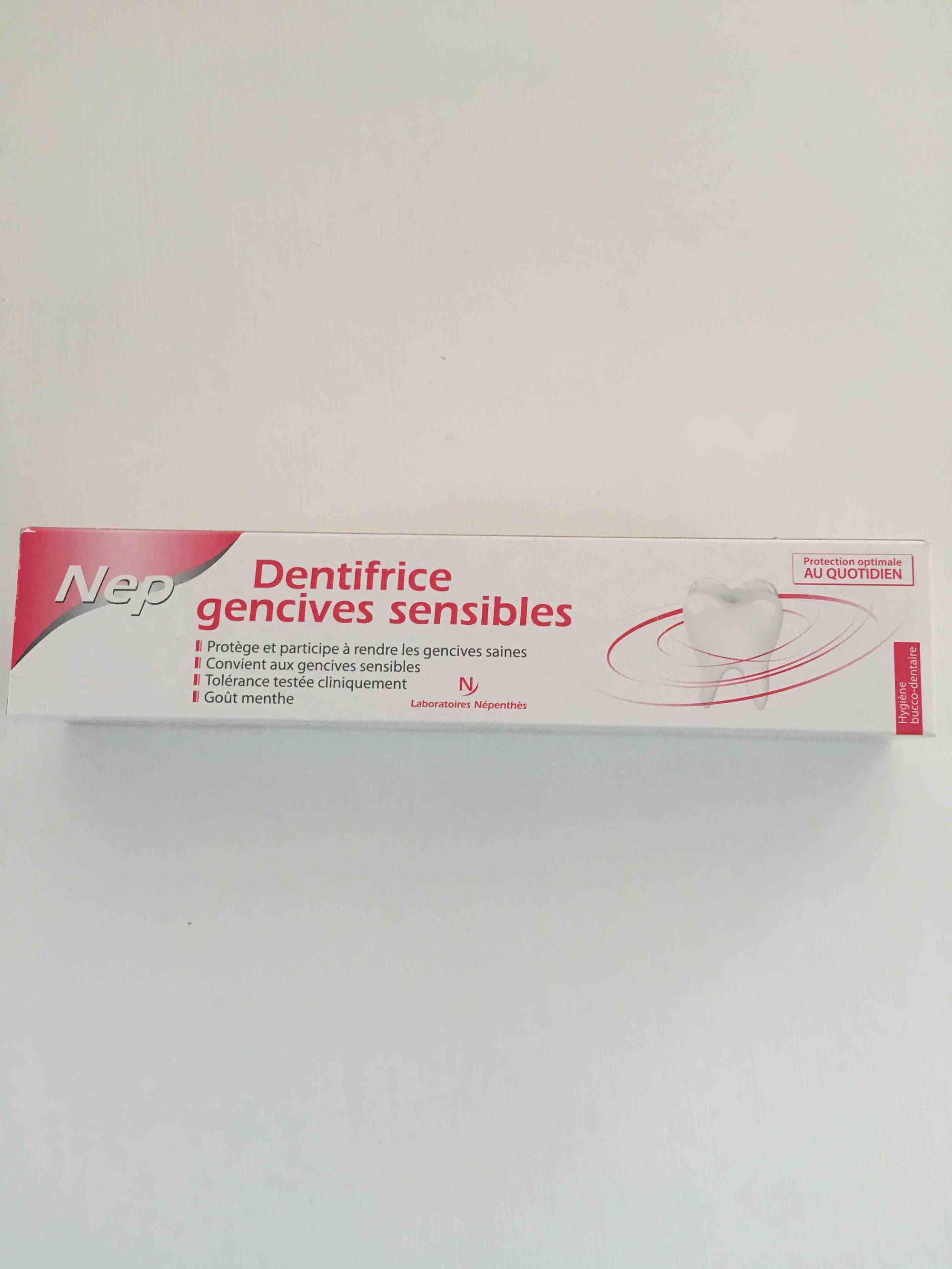 NEP - Dentifrice gencives sensibles 
