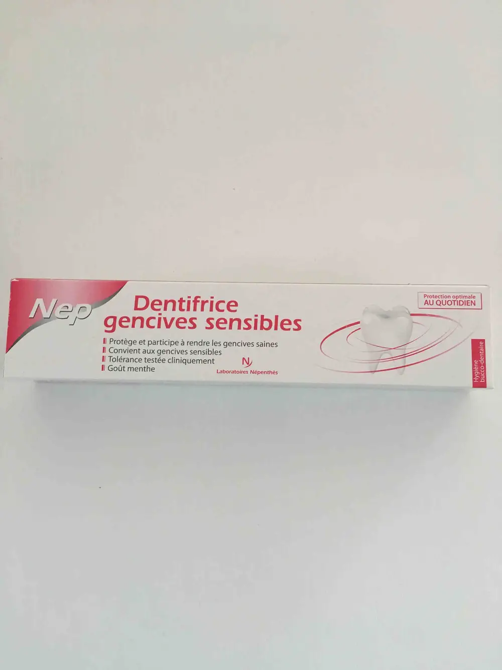 NEP - Dentifrice gencives sensibles 