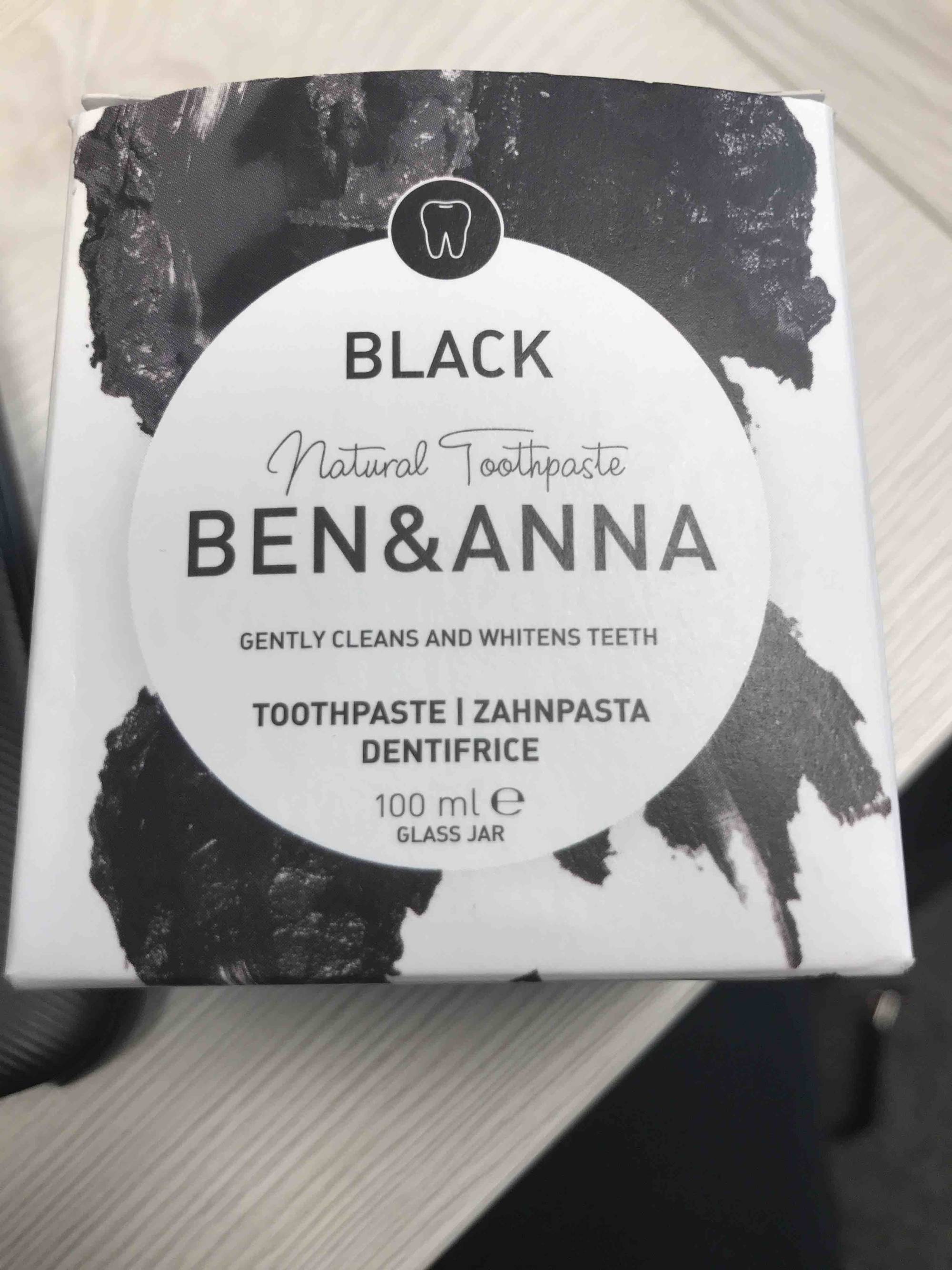 BEN & ANNA - Black - Natural toothpaste
