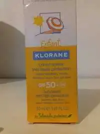 KLORANE - Enfant - Crème solaire très haute protection spf 50+