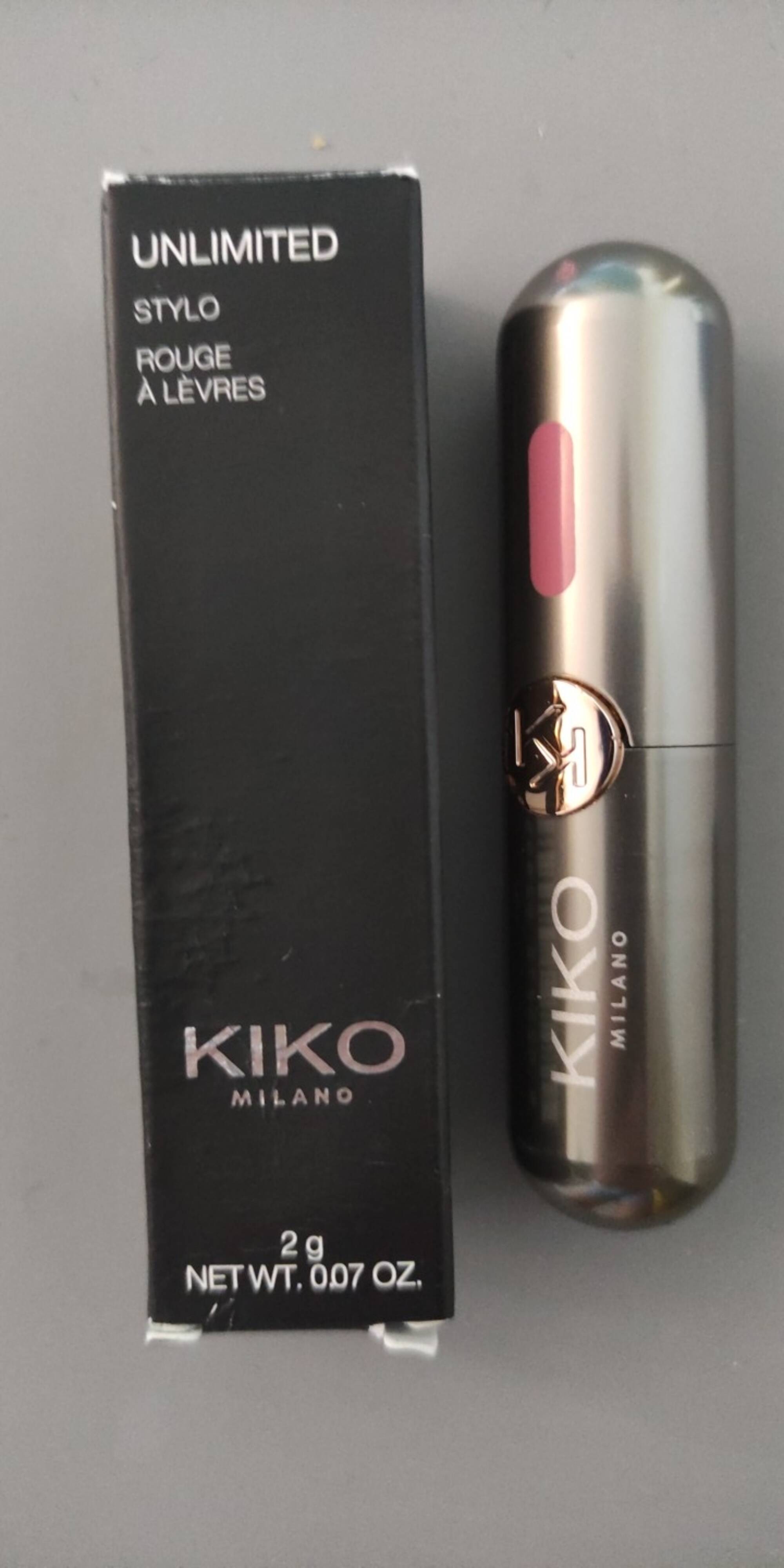 KIKO - Unlimited - Stylo rouge à lèvres