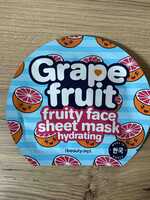 THE BEAUTY DEPT - Grape fruit - Fruity face sheet mask hydrating