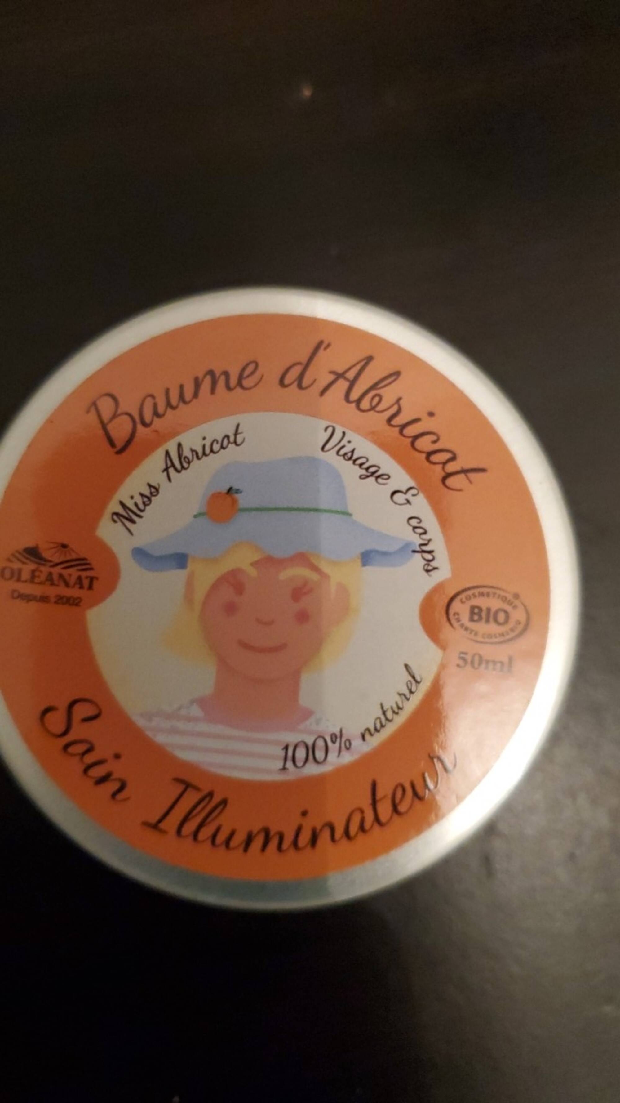 OLÉANAT - Miss abricot Baume d'Abricot - Soin illuminateur