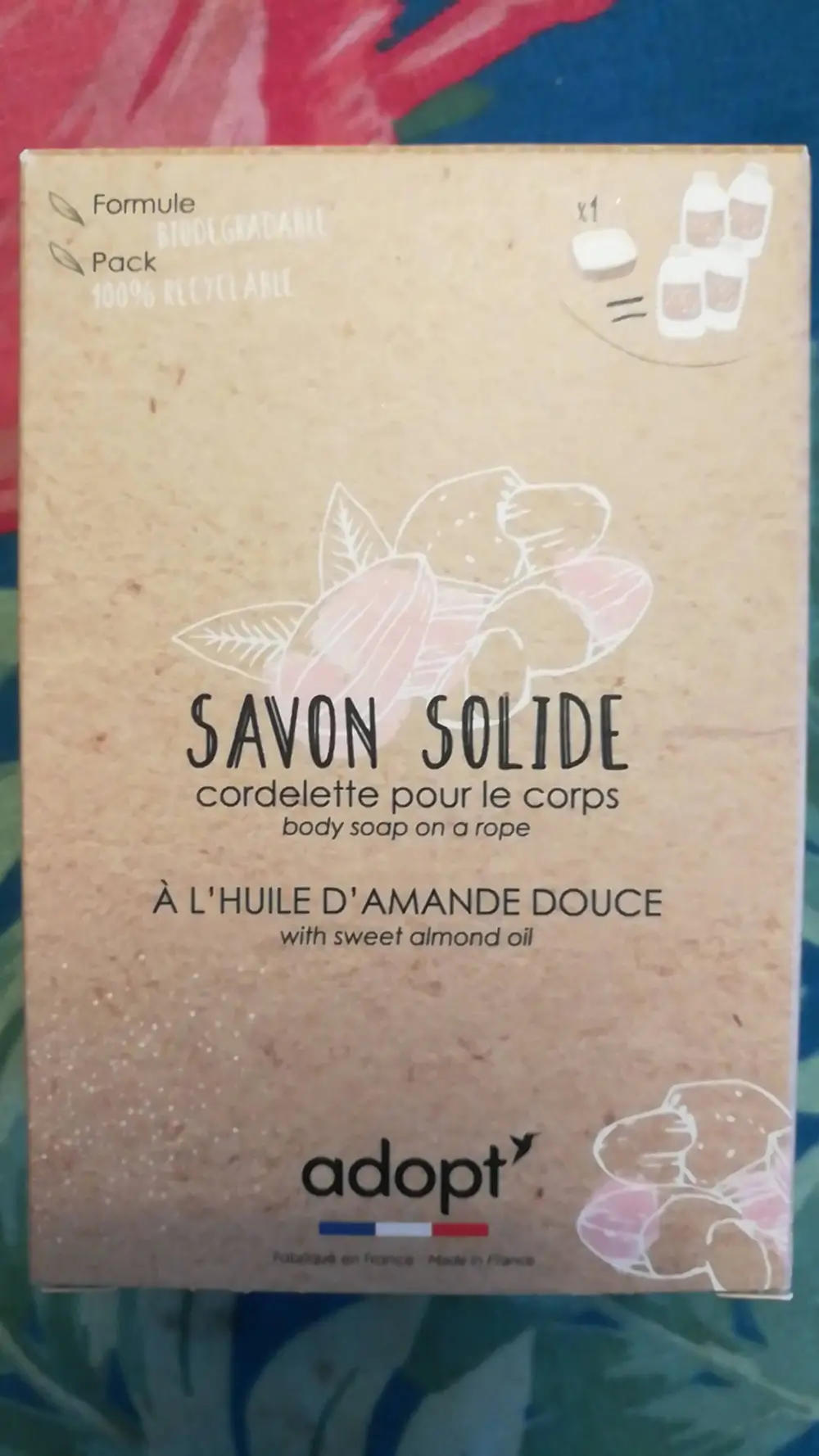 ADOPT' - Savon solide à l'huile d'amande douce