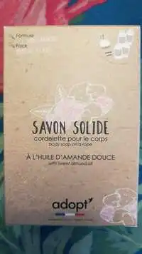 ADOPT' - Savon solide à l'huile d'amande douce