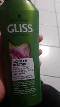 SCHWARZKOPF - Gliss bio-tech restore - Shampooing riche