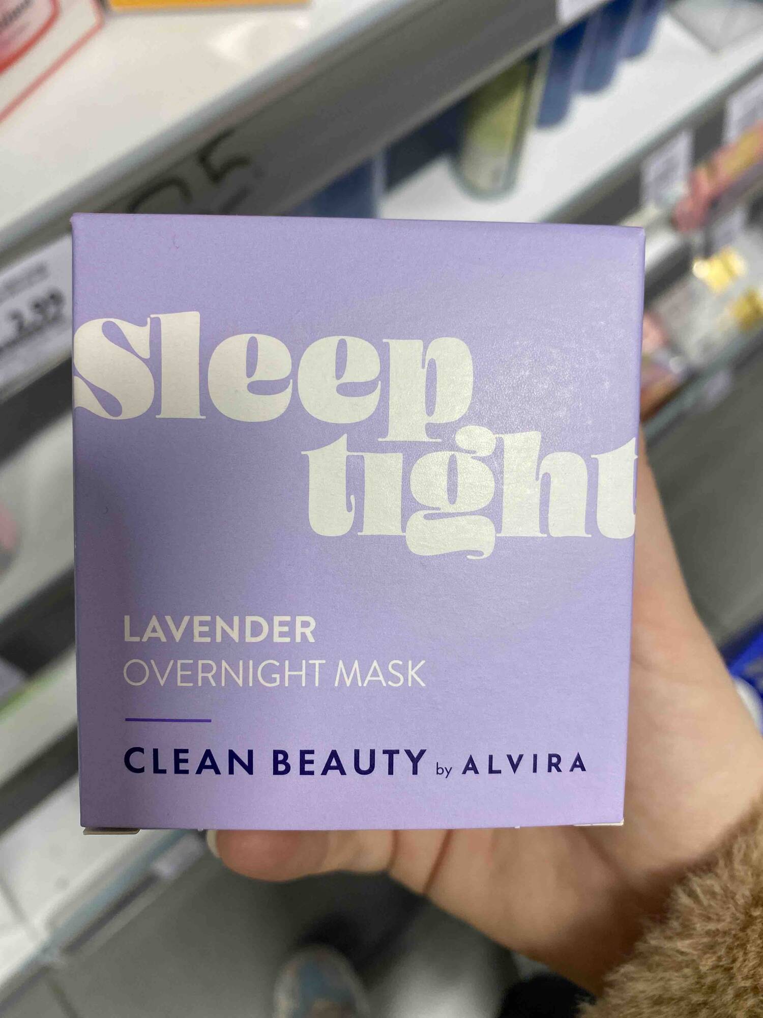 ALVIRA - Clean beauty Sleep tight - Lavender overnight mask