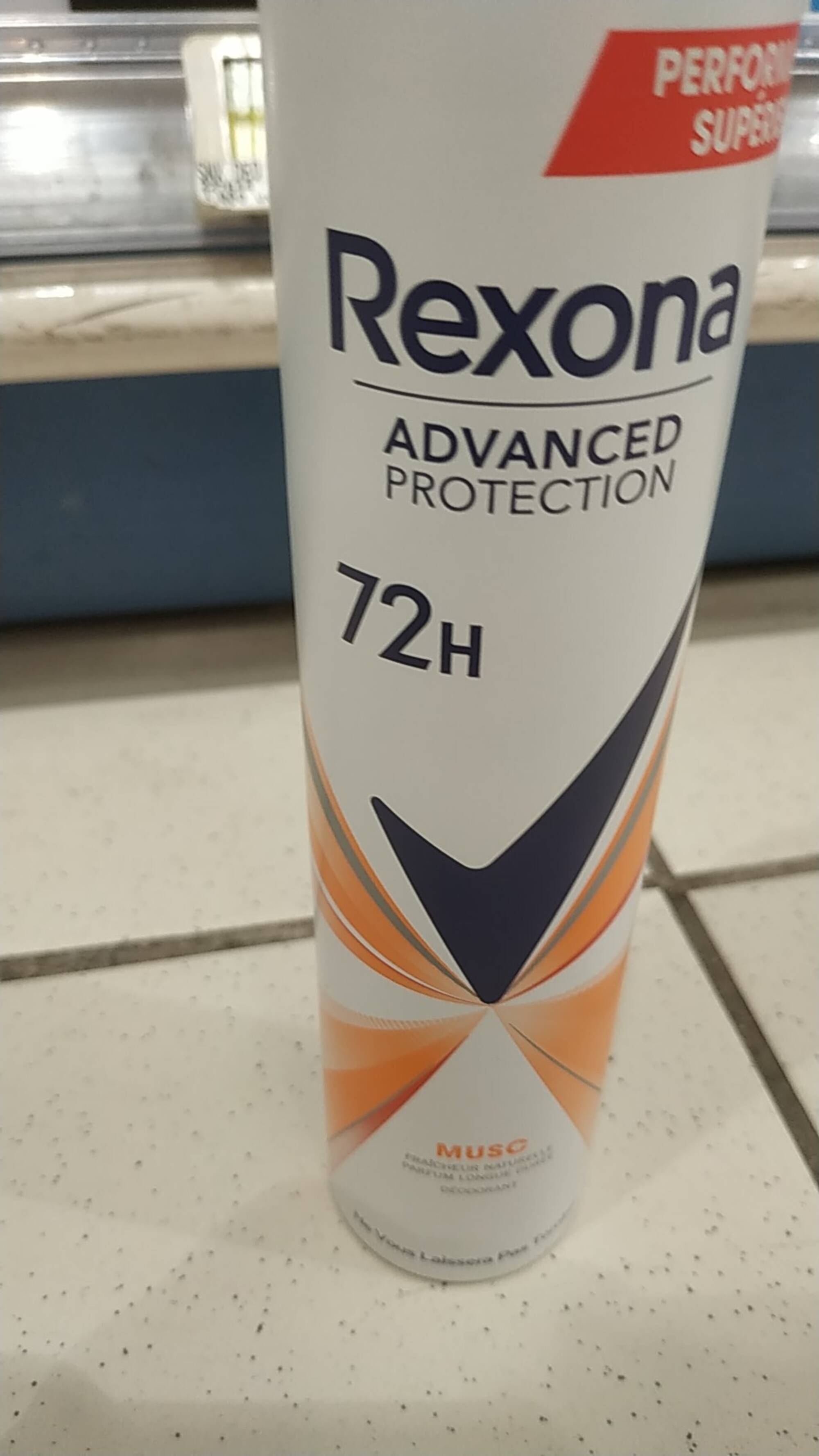 Composition REXONA Musc - Advanced protection déodorant 72 h - UFC