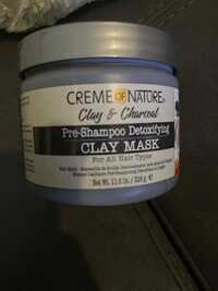 CREME OF NATURE - Clay mask - Pre-shampoo detoxifying