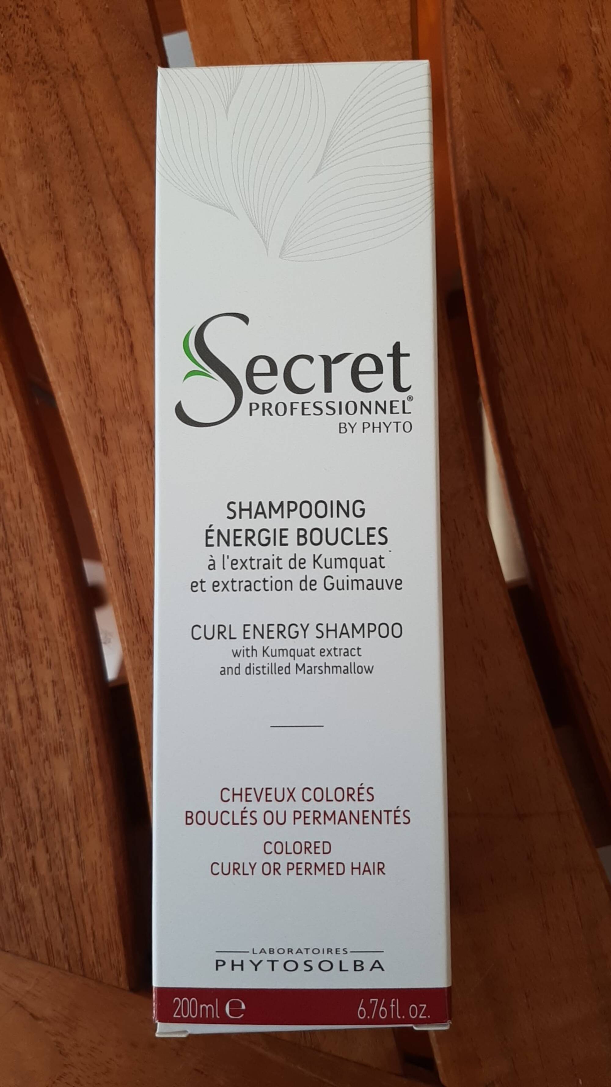 SECRET PROFESSIONNEL BY PHYTO - Shampooing énergie boucles