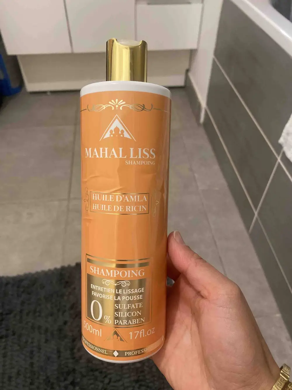 MAHAL LISS - Huile d'amla huile de ricin - Shampoing