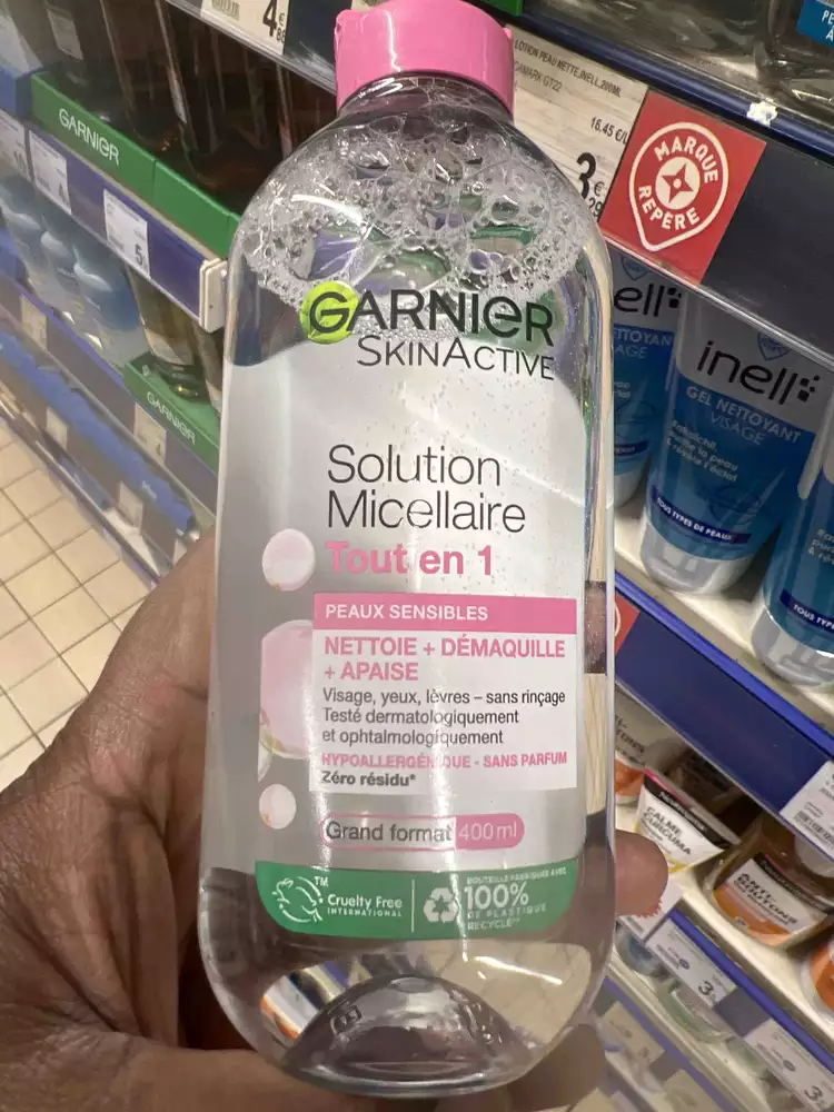 GARNIER - Peaux sensibles - Solution micellaire tout en 1