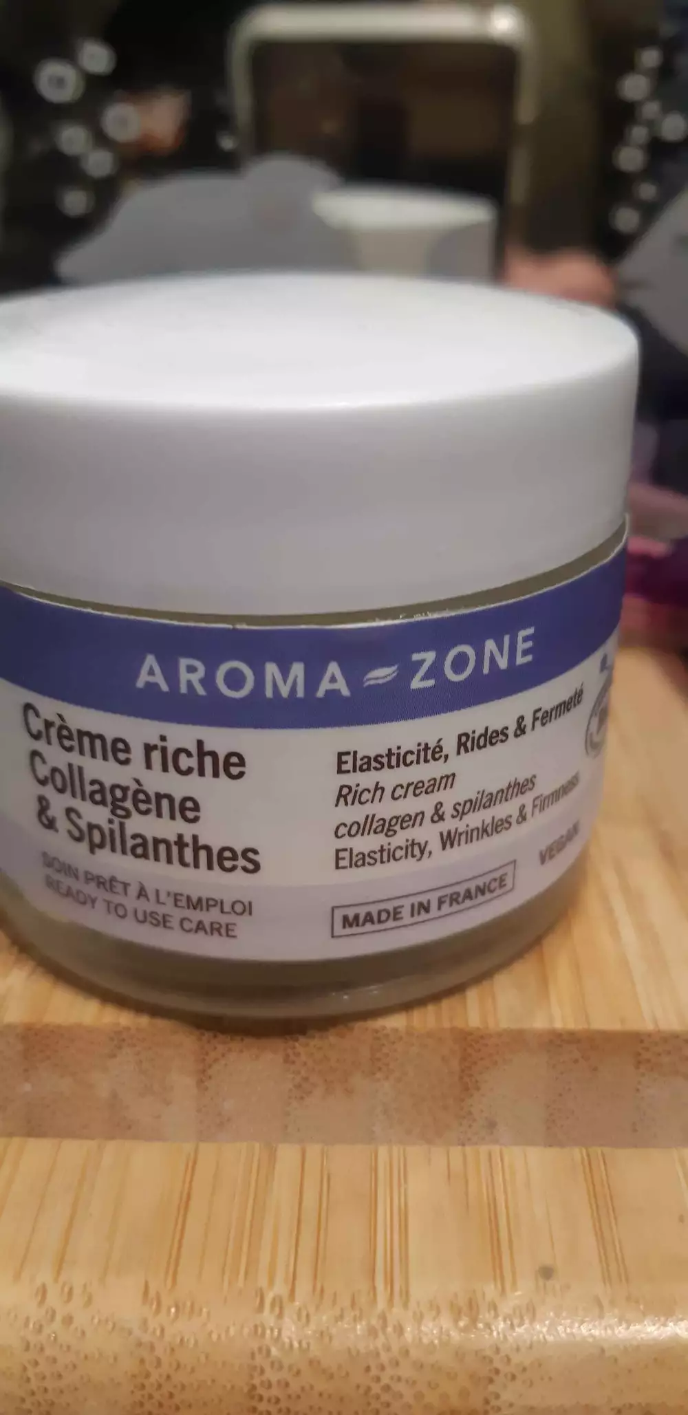 AROMA-ZONE - Crème riche collagène & spilanthes