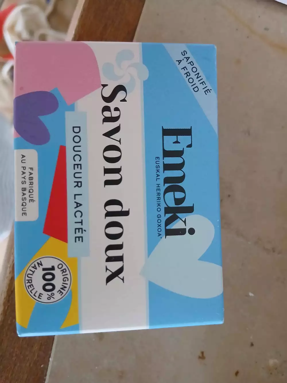 EMEKI - Savon doux douceur lactée