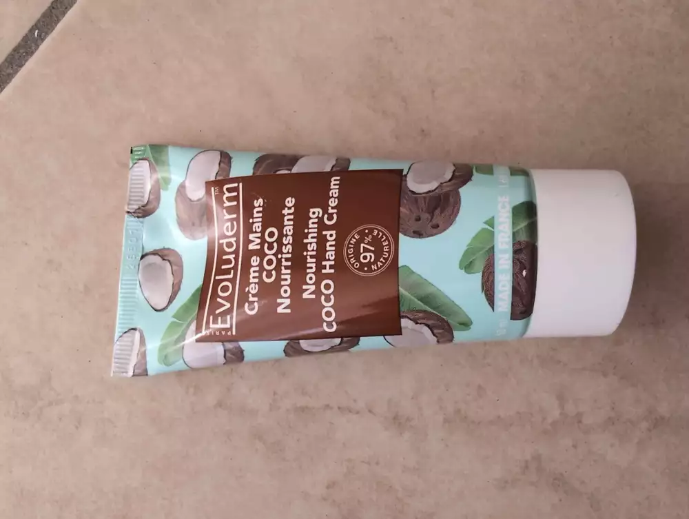 EVOLUDERM - Crème mains au coco nourrissante