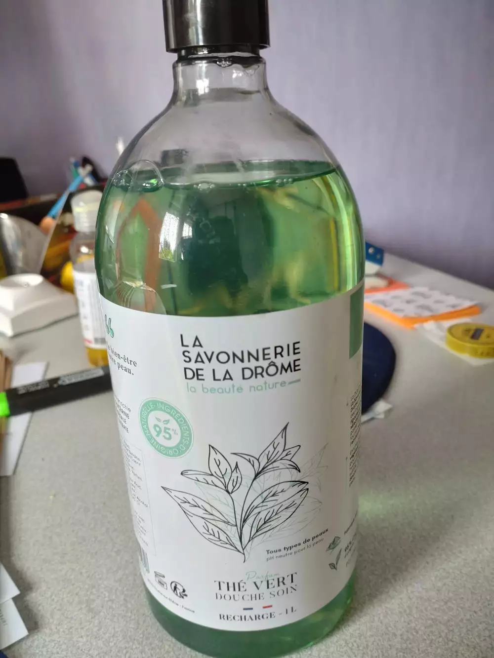 SAVONNERIE DE LA DROME - Douche soin thé vert 