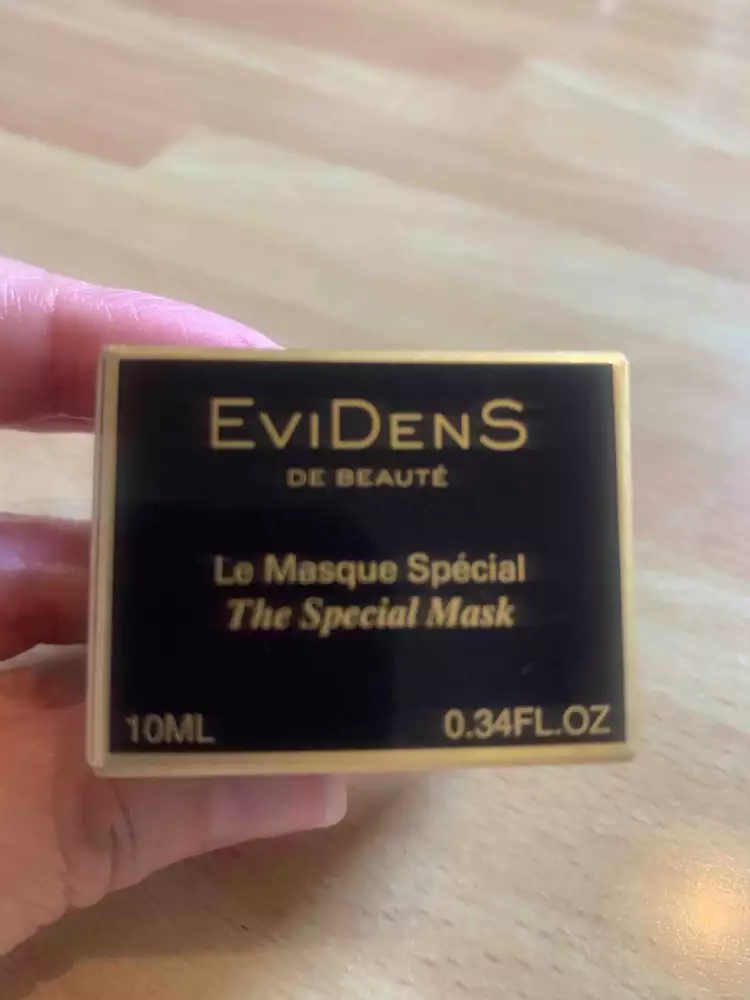 EVIDENS DE BEAUTÉ - Le masque spécial