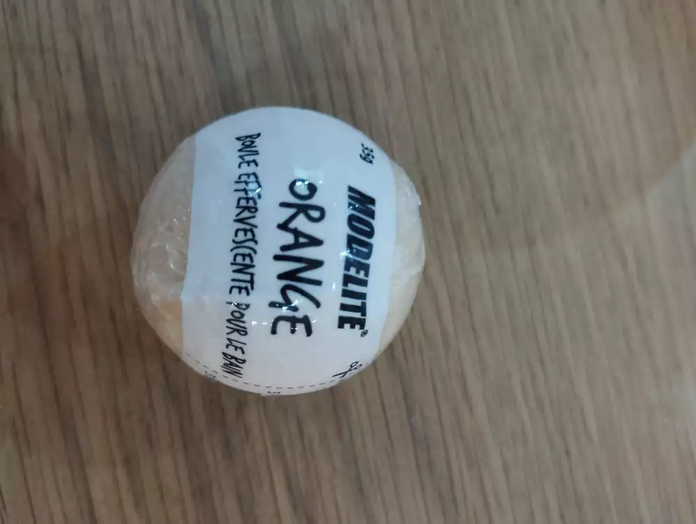 MODÉLITE - Orange - Boule effervescente pour le bain