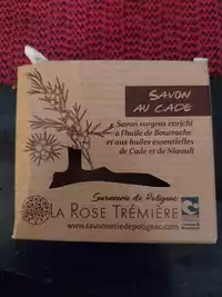 SAVONNERIE DE POLIGNAC - La rose trémière - Savon au cade