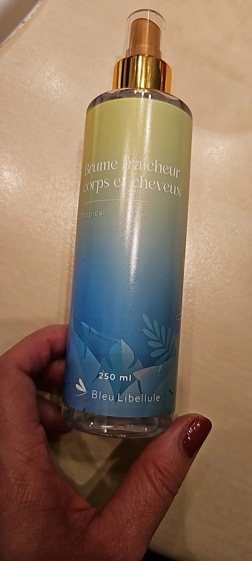 BLEU LIBELLULE - Tropical - Brume fraîcheur corps et cheveux