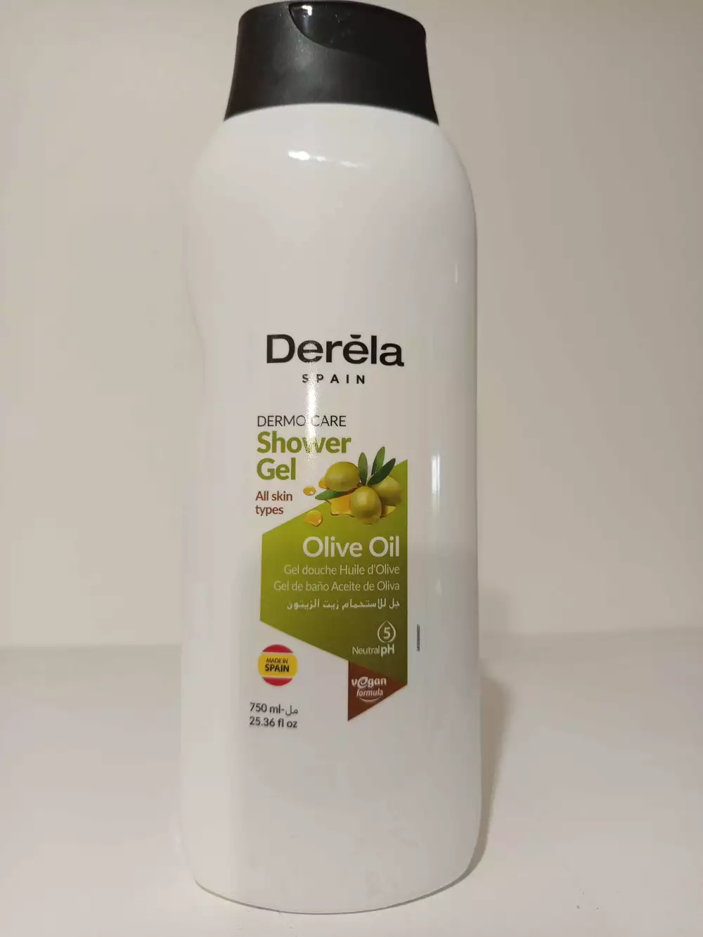 DERELA - Gel douche huile d'olive