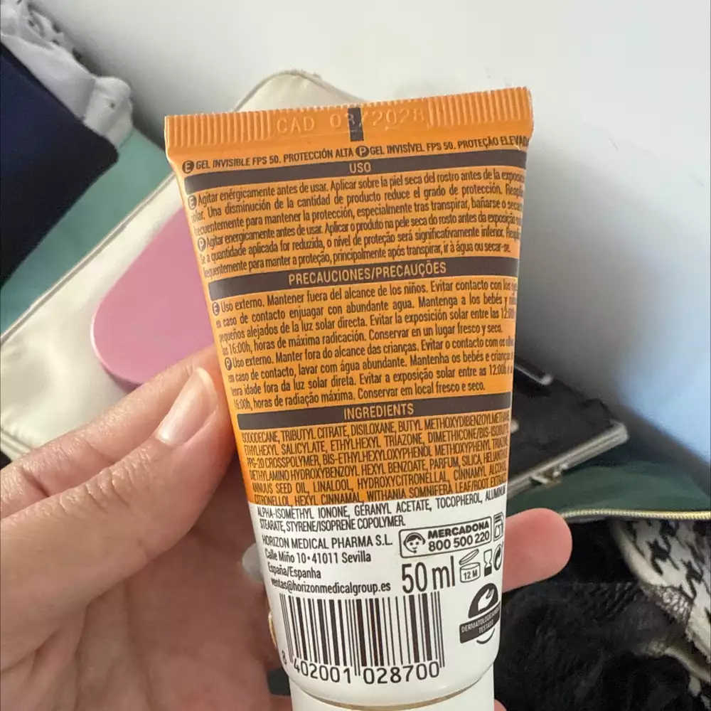 DELIPLUS - Gel invisible FPS 50 