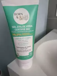 BORN TO BIO - Gel d'aloe vera certifié bio visage et corps