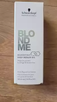 SCHWARZKOPF - Blonde me - Huile réparatrice intense