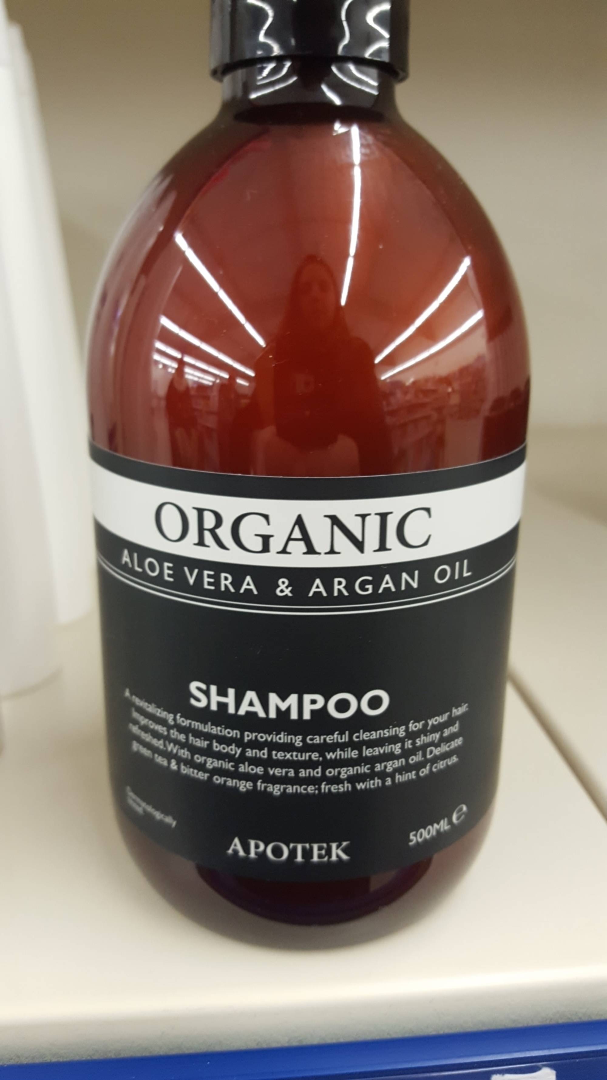 APOTEK - Organic - Shampooing aloé vera & argan oil