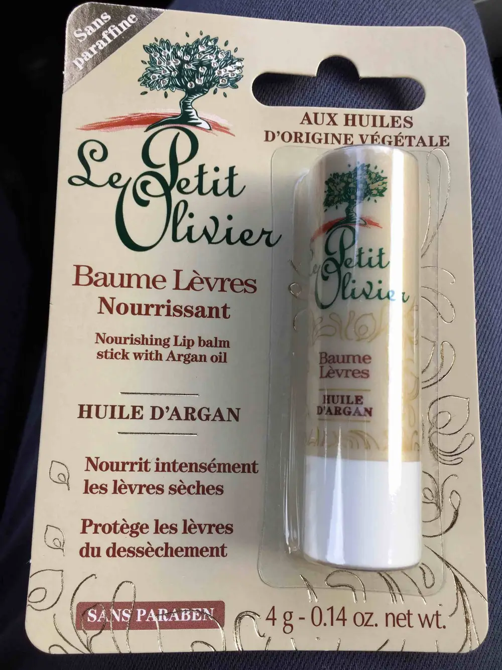 LE PETIT OLIVIER - Baume lèvres nourrissant à l'huile d'argan