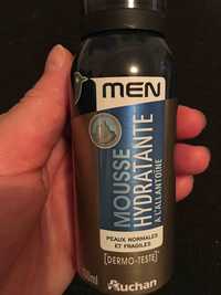 AUCHAN - Men - Mousse hydratante à l'allantoïne 