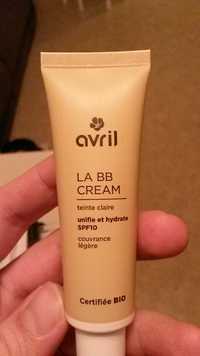 AVRIL - La BB cream unifie et hydrate SPF 10
