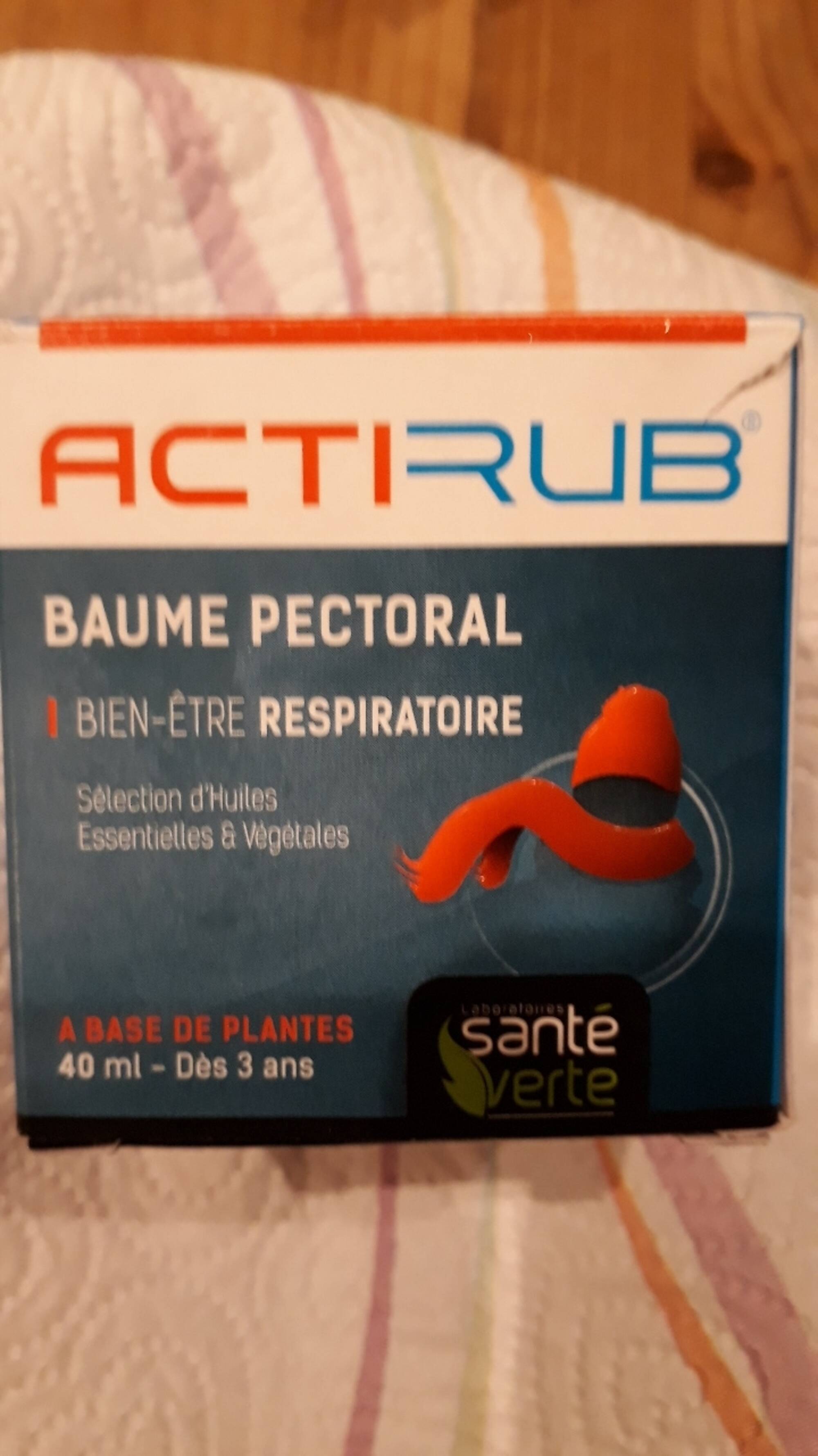 ACTIRUB - Baume pectoral