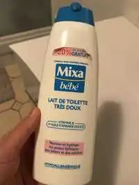 MIXA - Mixa bébé - Lait de toilette très doux