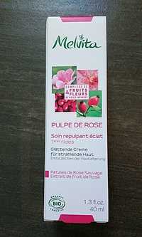 MELVITA - Pulpe de rose - Soin repulpant éclat 1ères rides bio
