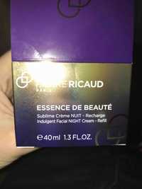 DR PIERRE RICAUD - Essence de beauté - Sublime crème nuit recharge