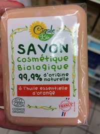 CIGALE BIO - Savon cosmétique biologique à l'huile essentielle d'orange