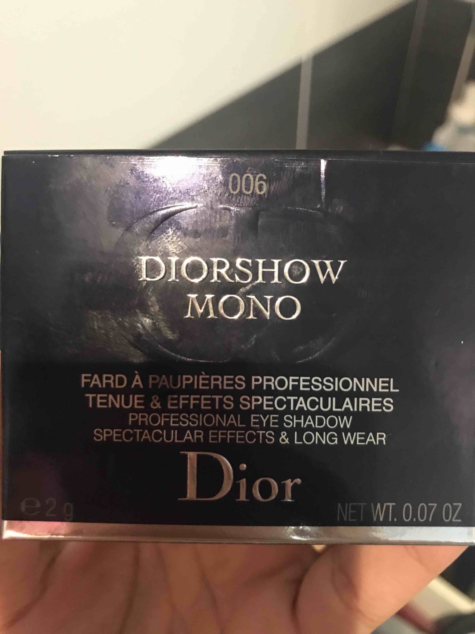 DIOR - Diorshow mono - Fard à paupière professionnel